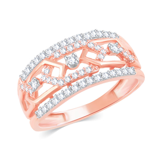 Diamond Ring for her in Rose Gold DRG23527