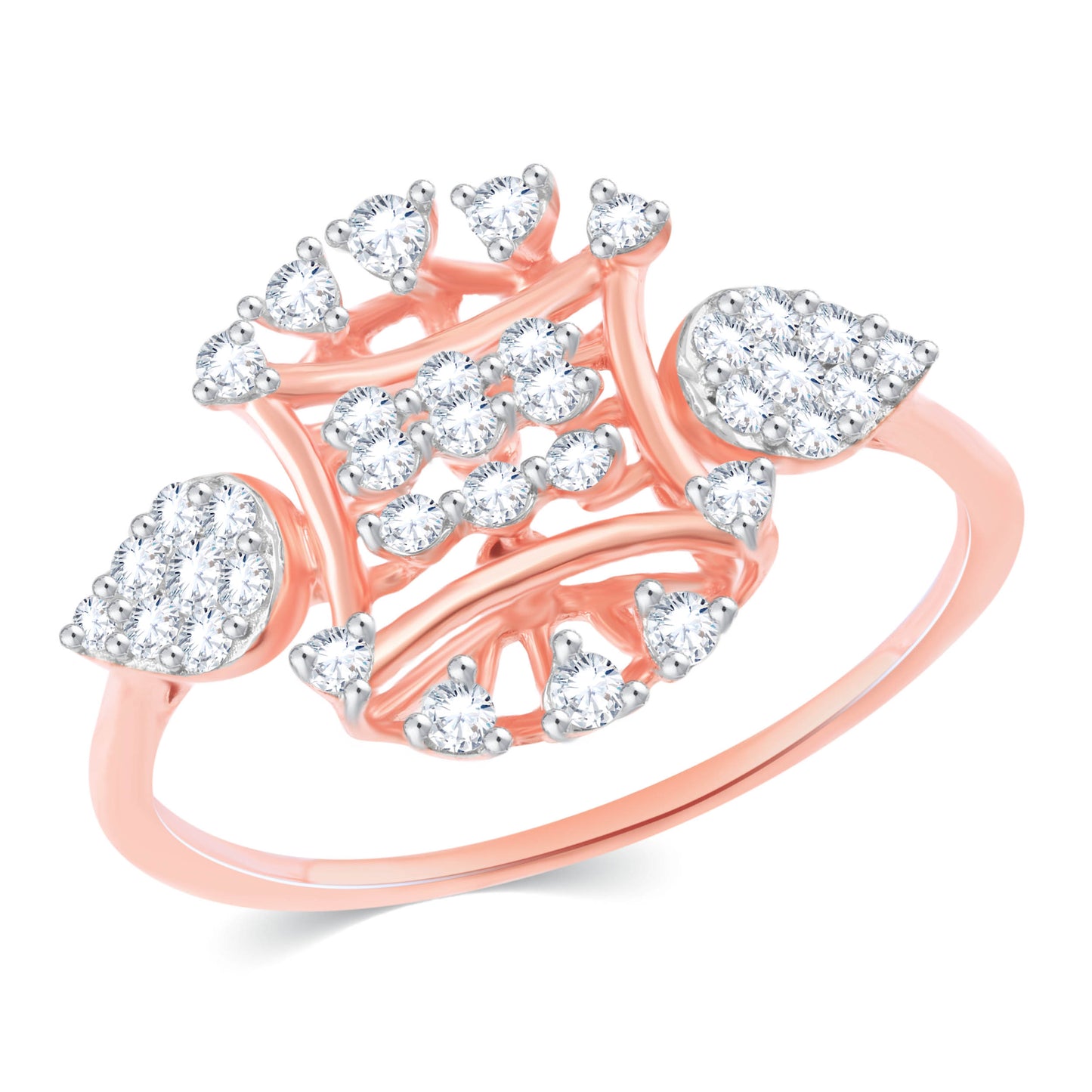 Diamond Ring for her in Rose Gold DRG23531