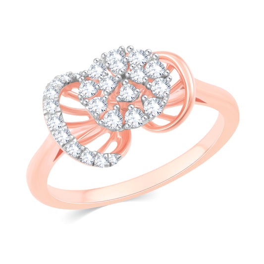 Diamond Ring for her in Rose Gold DRG23533