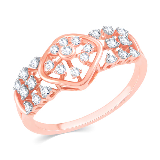 Diamond Ring for her in Rose Gold DRG23538