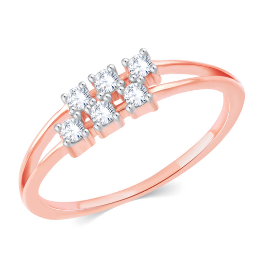 Diamond Ring for her in Rose Gold DRG23542