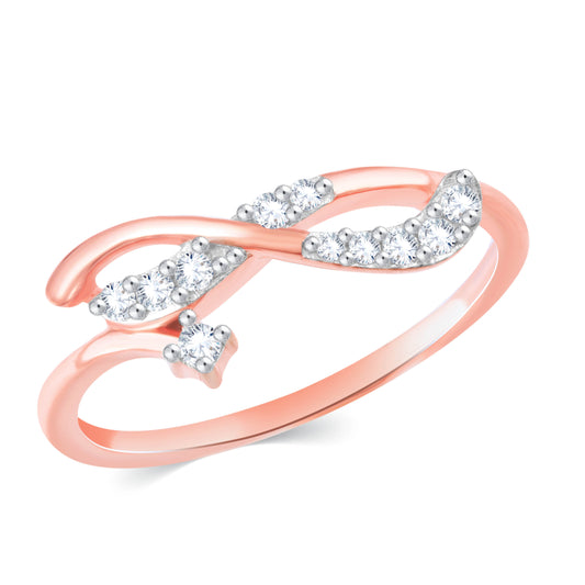 Diamond Ring for her in Rose Gold DRG23553