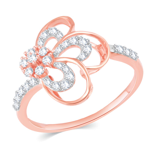 Diamond Ring for her in Rose Gold DRG23555