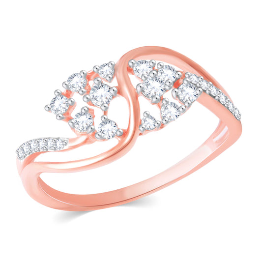 Diamond Ring for her in Rose Gold DRG23557