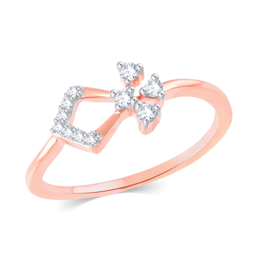 Diamond Ring for her in Rose Gold DRG23559