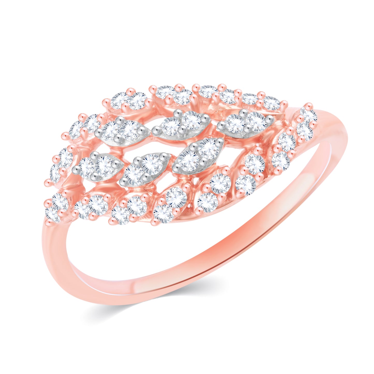 Diamond Ring for her in Rose Gold DRG23560