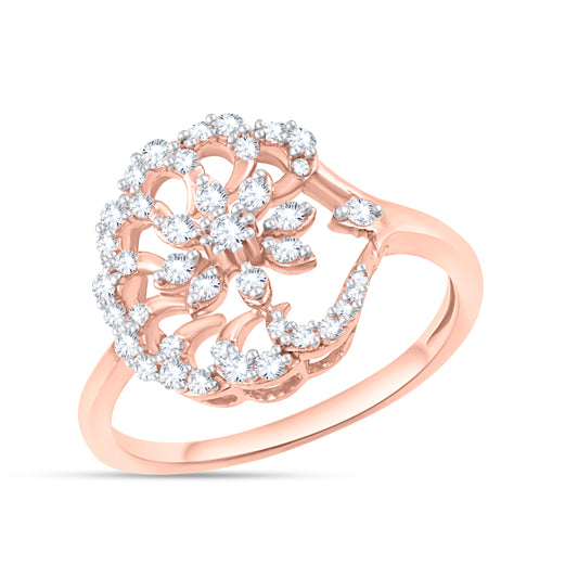 Diamond Ring for her in Rose Gold DRG23562