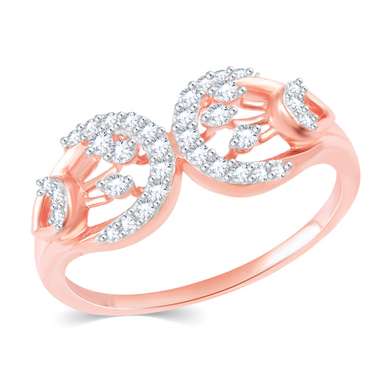 Diamond Ring for her in Rose Gold DRG23563