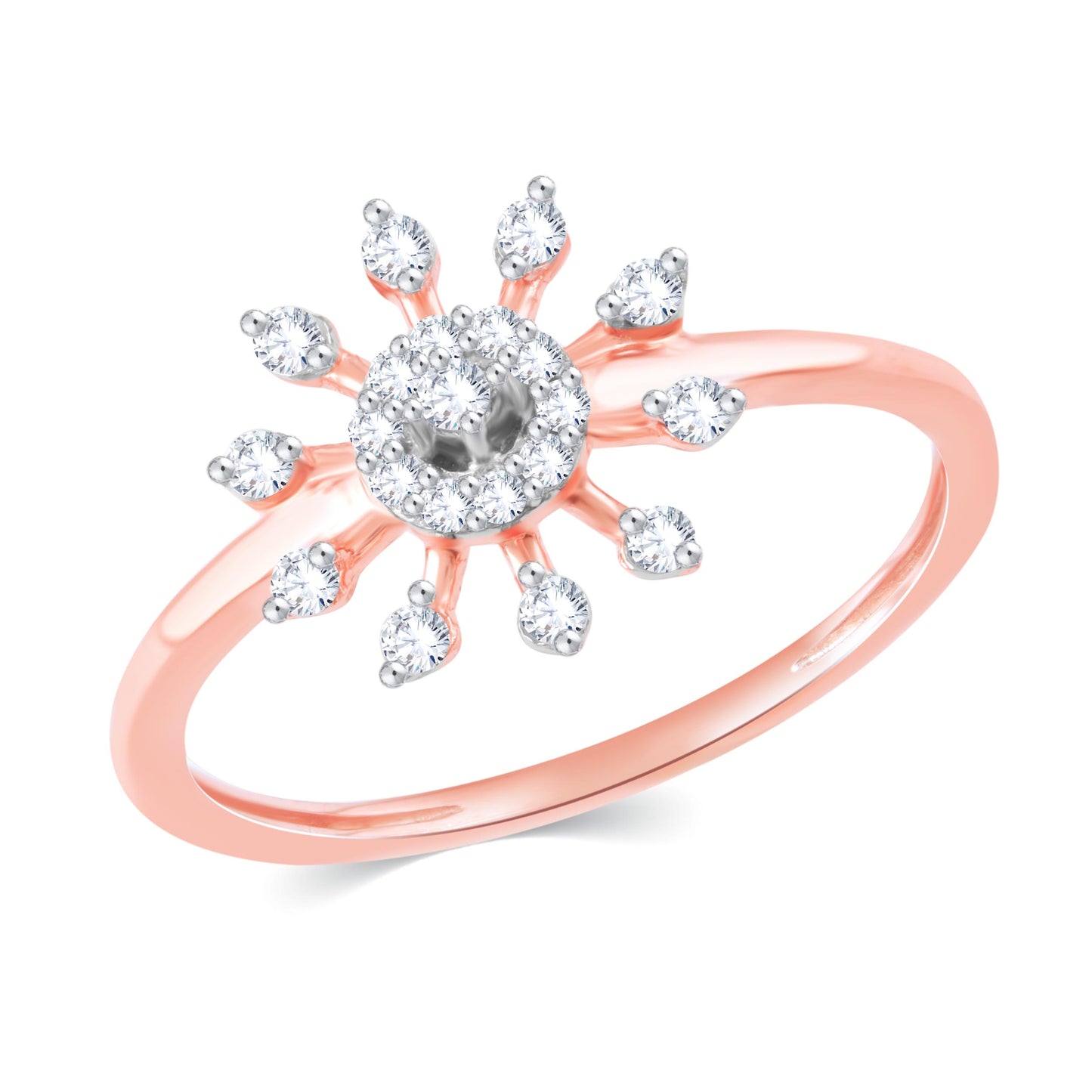 Diamond Ring for her in Rose Gold DRG23564