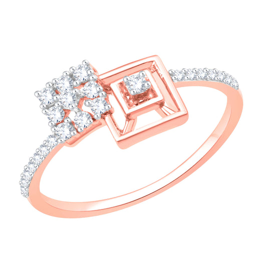 Diamond Ring for her in Rose Gold DRG23567