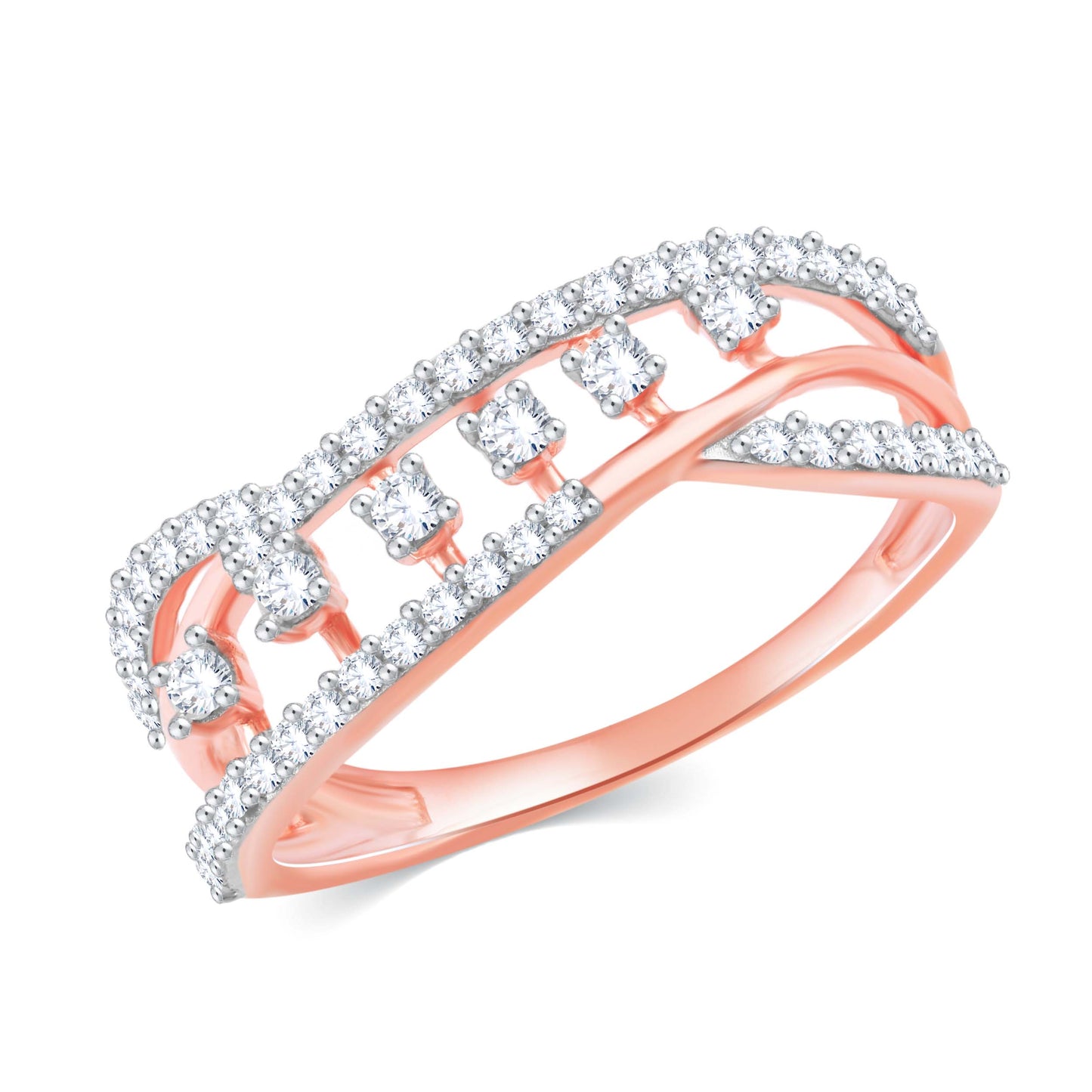 Diamond Ring for her in Rose Gold DRG23568