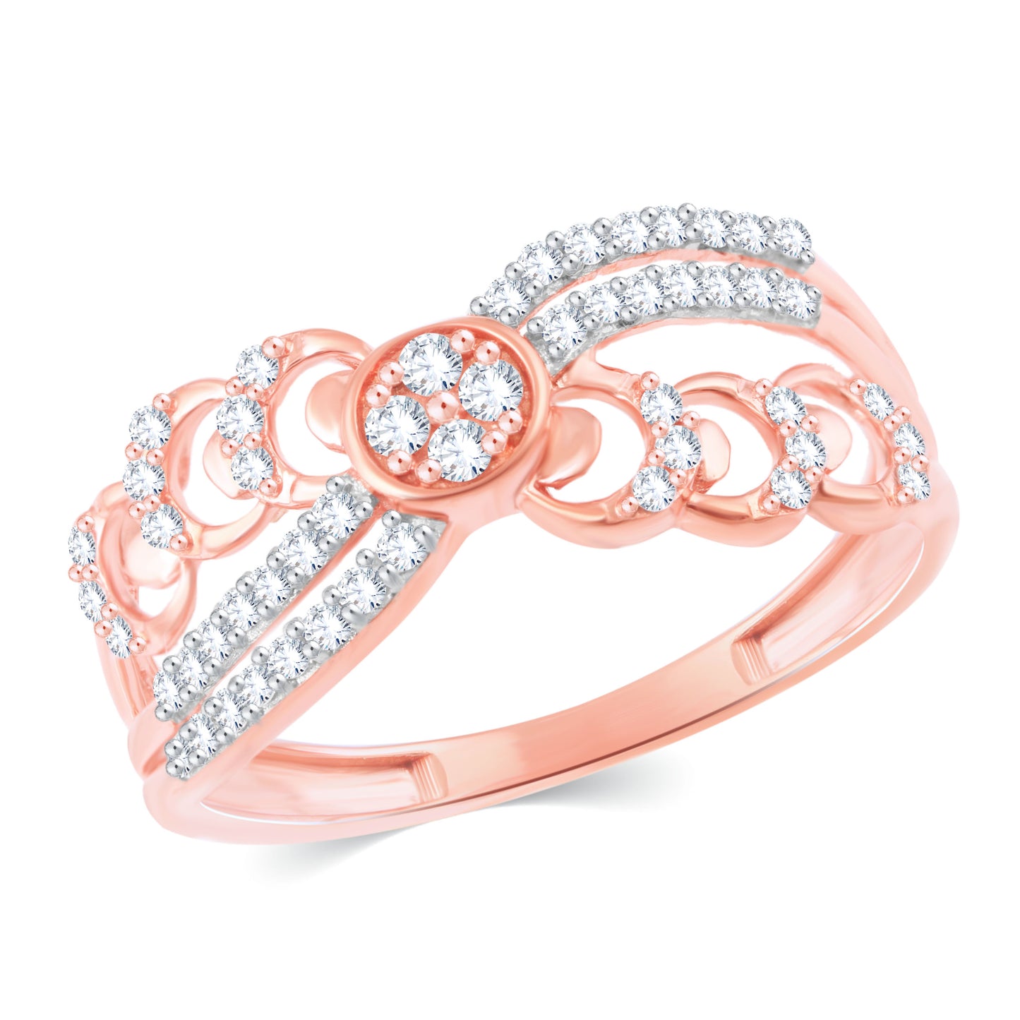 Diamond Ring for her in Rose Gold DRG23573