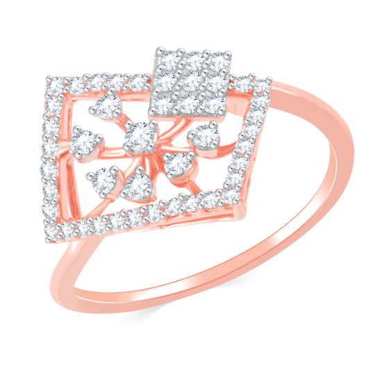 Diamond Ring for her in Rose Gold DRG23574