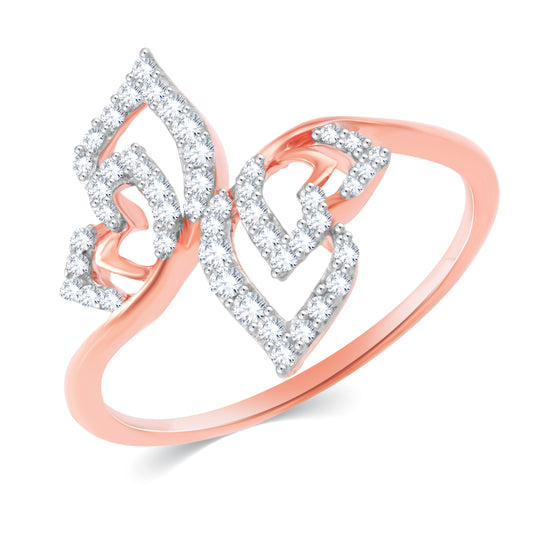 Diamond Ring for her in Rose Gold DRG23579