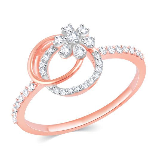 Diamond Ring for her in Rose Gold DRG23584