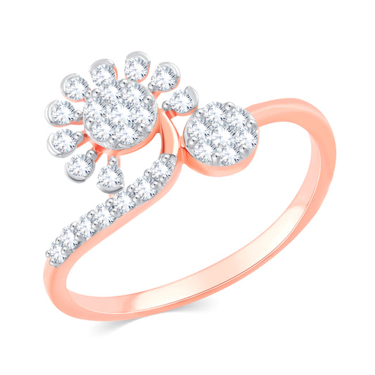 Diamond Ring for her in Rose Gold DRG23601