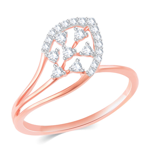 Diamond Ring for her in Rose Gold DRG23613