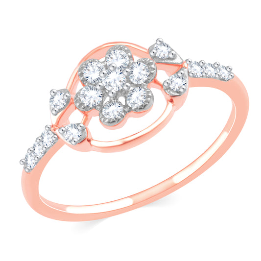 Diamond Ring for her in Rose Gold DRG23645