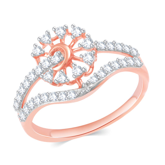 Diamond Ring for her in Rose Gold DRG23649