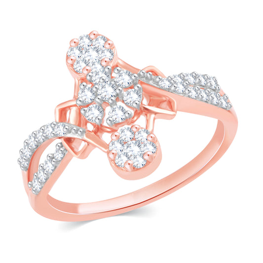 Diamond Ring for her in Rose Gold DRG23650