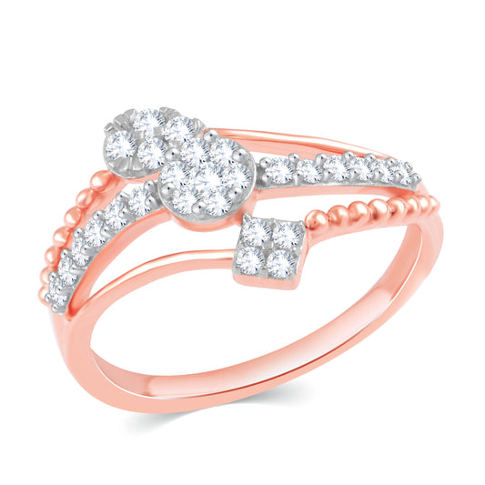 Diamond Ring for her in Rose Gold DRG23651