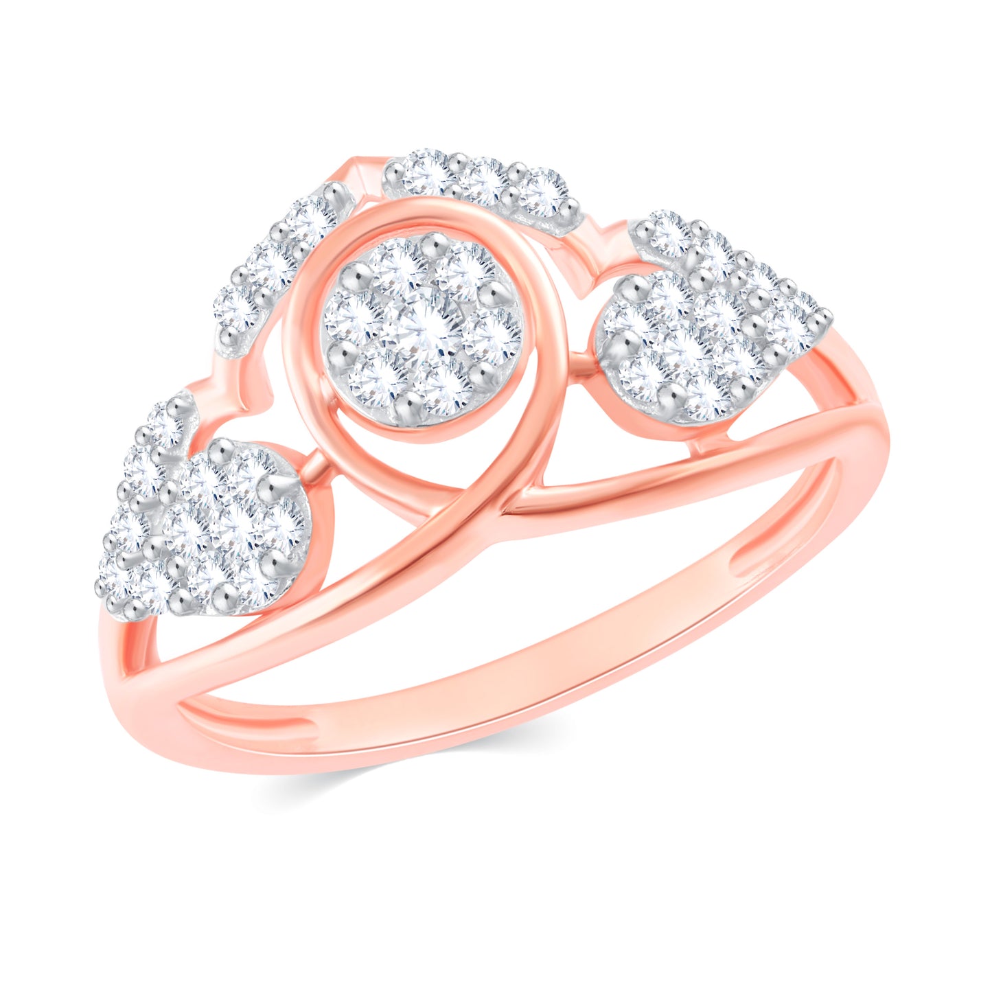 Diamond Ring for her in Rose Gold DRG23657