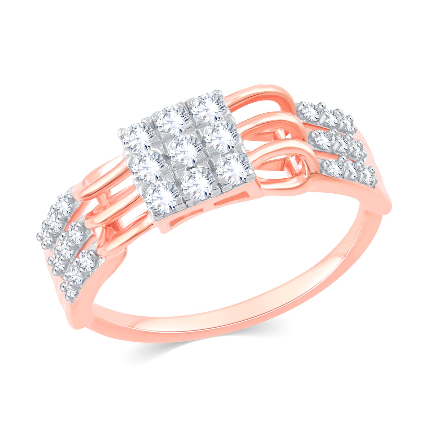 Diamond Ring for her in Rose Gold DRG23662