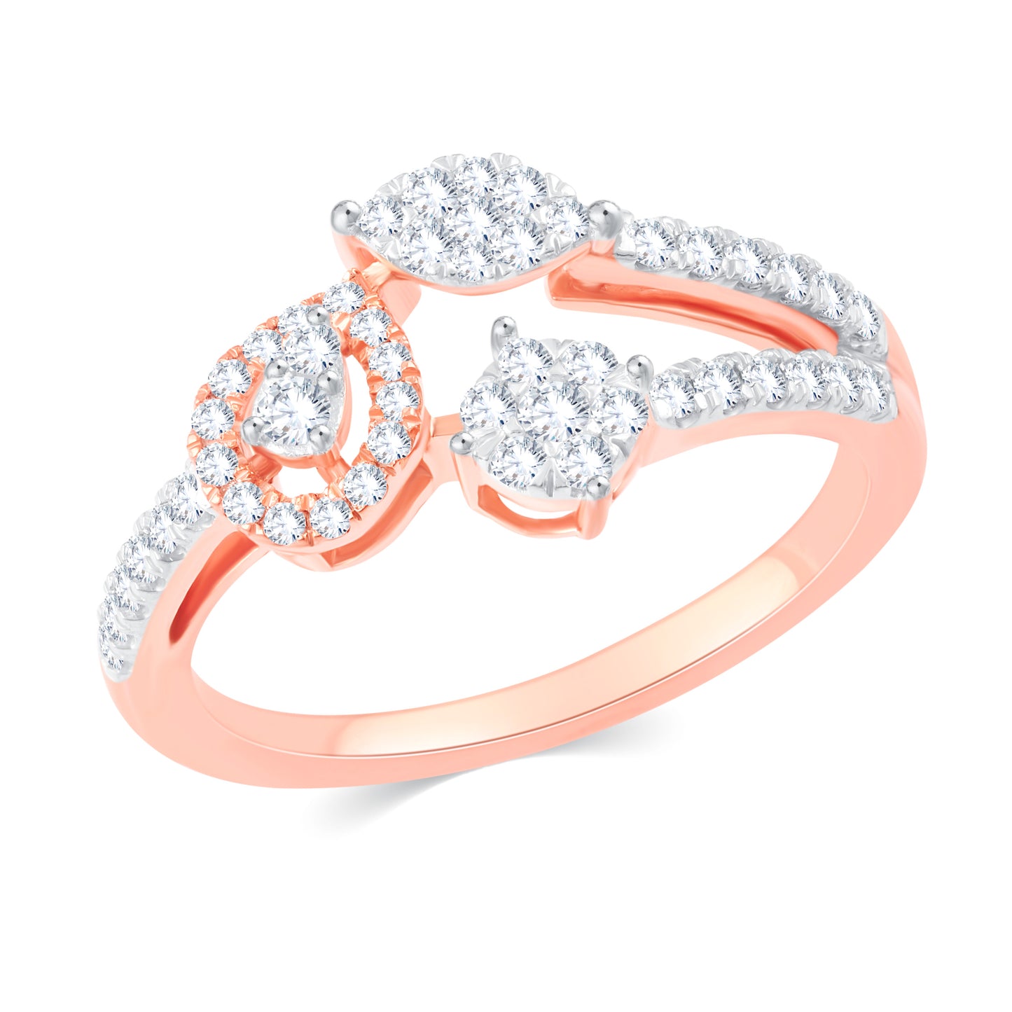 Diamond Ring for her in Rose Gold DRG23663