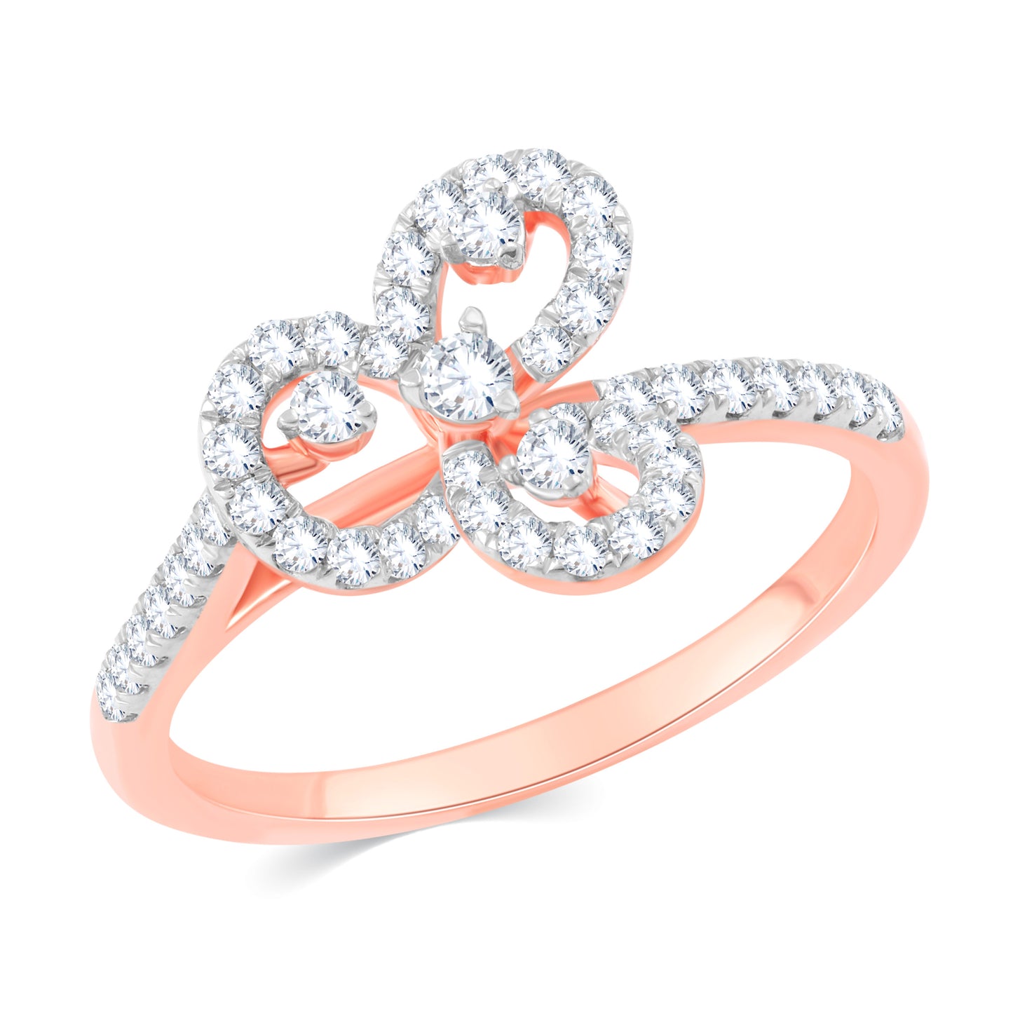 Diamond Ring for her in Rose Gold DRG23664