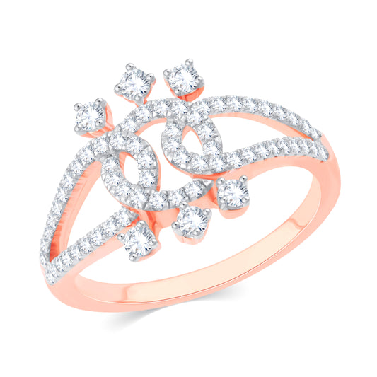 Diamond Ring for her in Rose Gold DRG23667