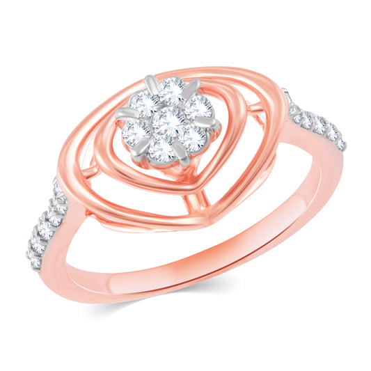 Diamond Ring for her in Rose Gold DRG23672