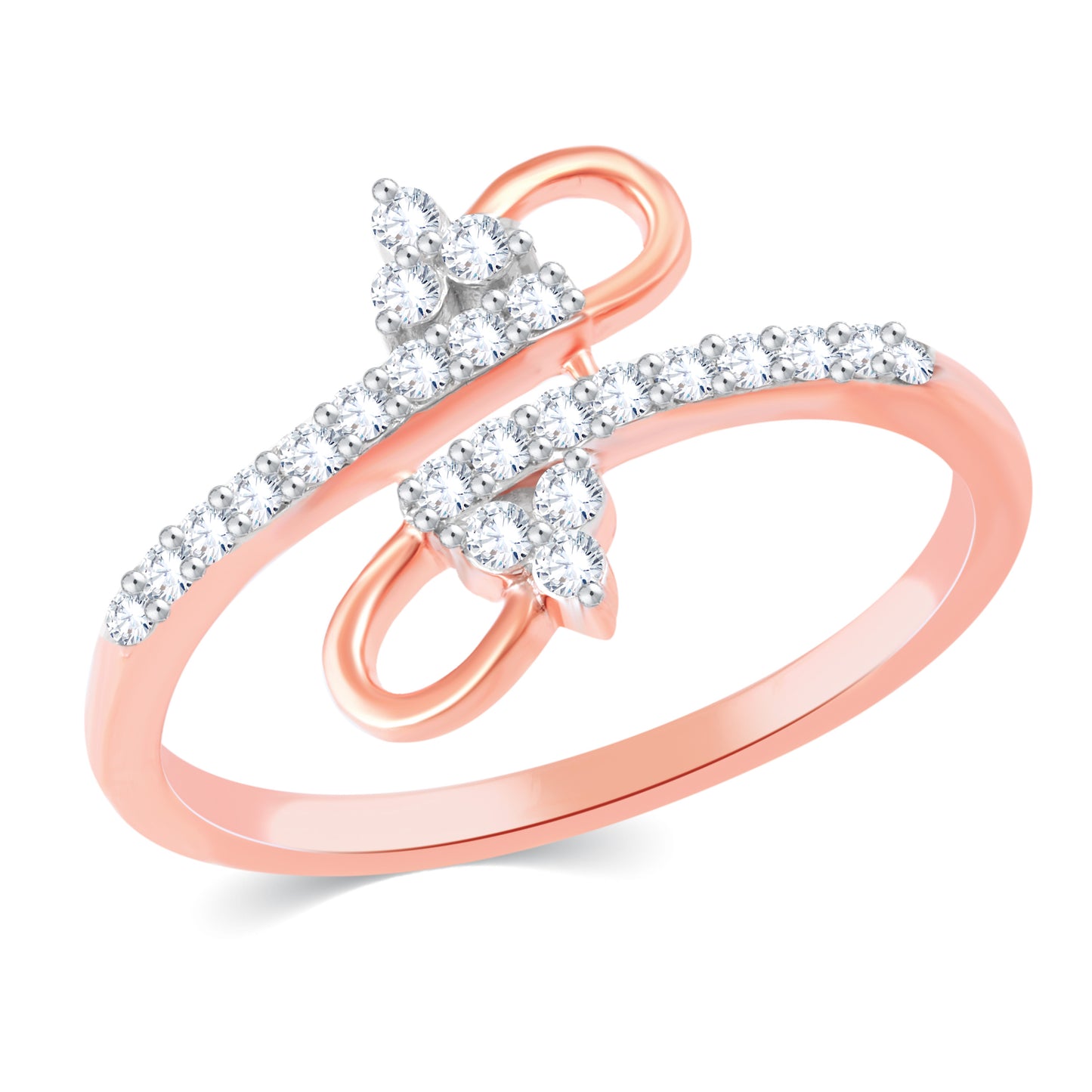 Diamond Ring for her in Rose Gold DRG23681