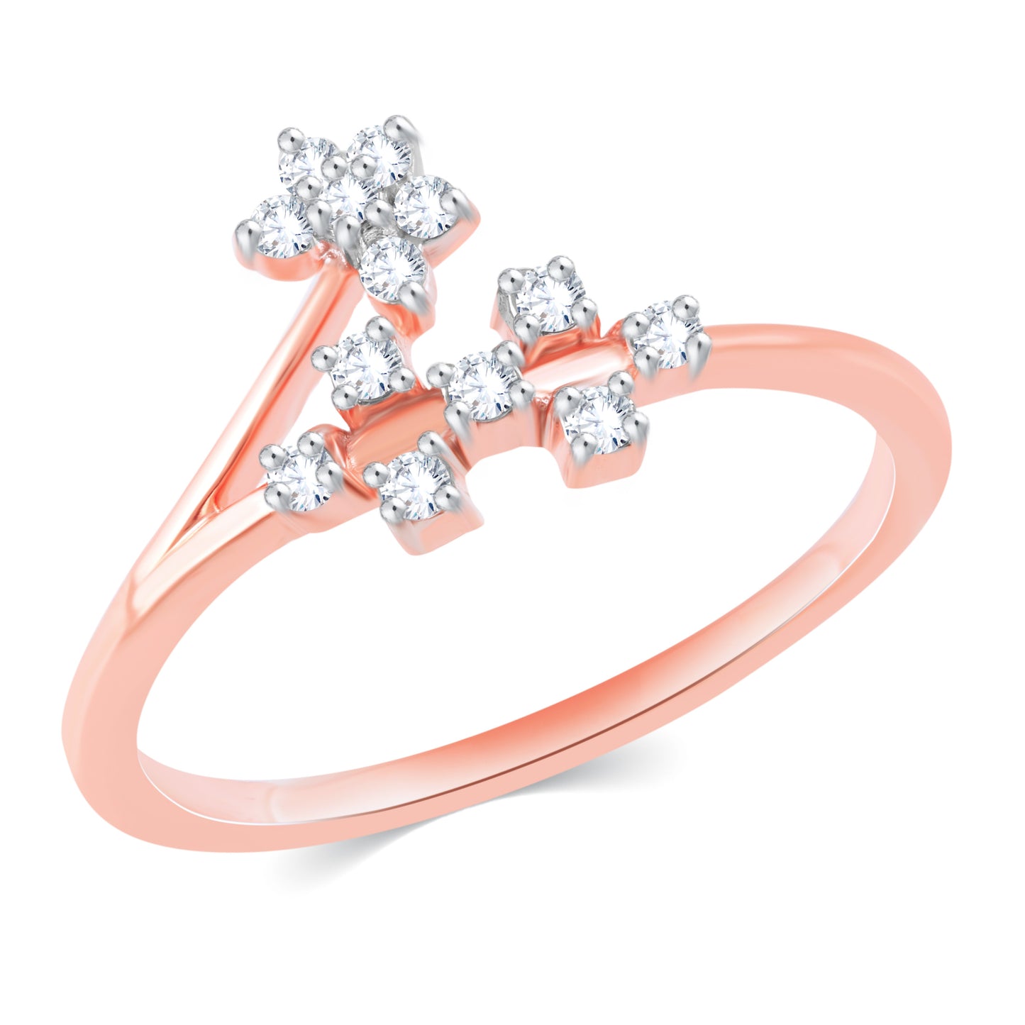 Diamond Ring for her in Rose Gold DRG23682