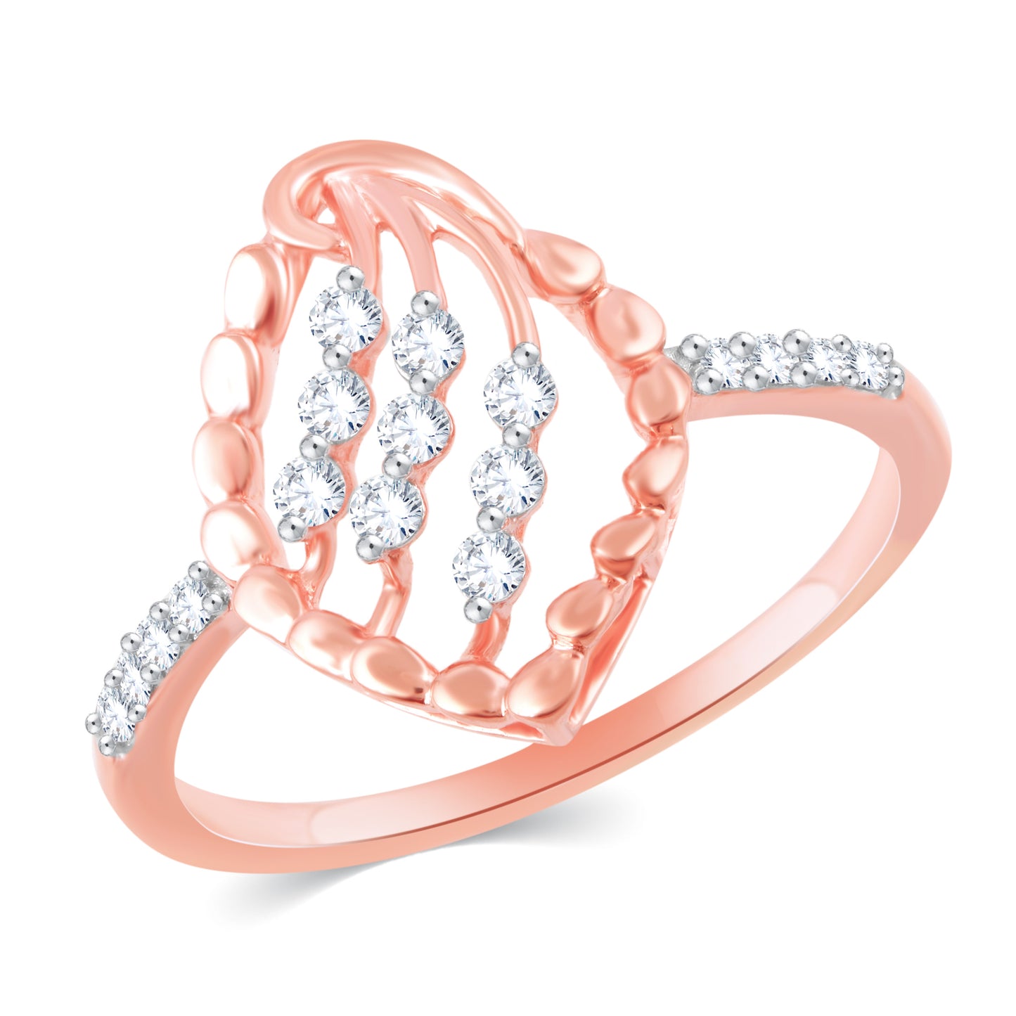 Diamond Ring for her in Rose Gold DRG23690