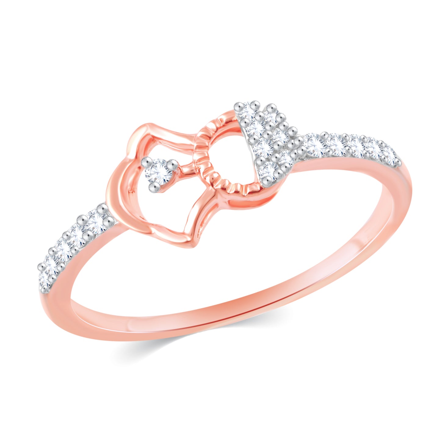 Diamond Ring for her in Rose Gold DRG23693