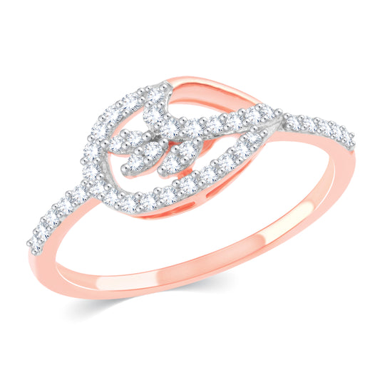 Diamond Ring for her in Rose Gold DRG23694