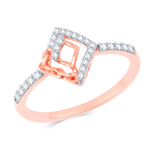 Diamond Ring for her in Rose Gold DRG23696