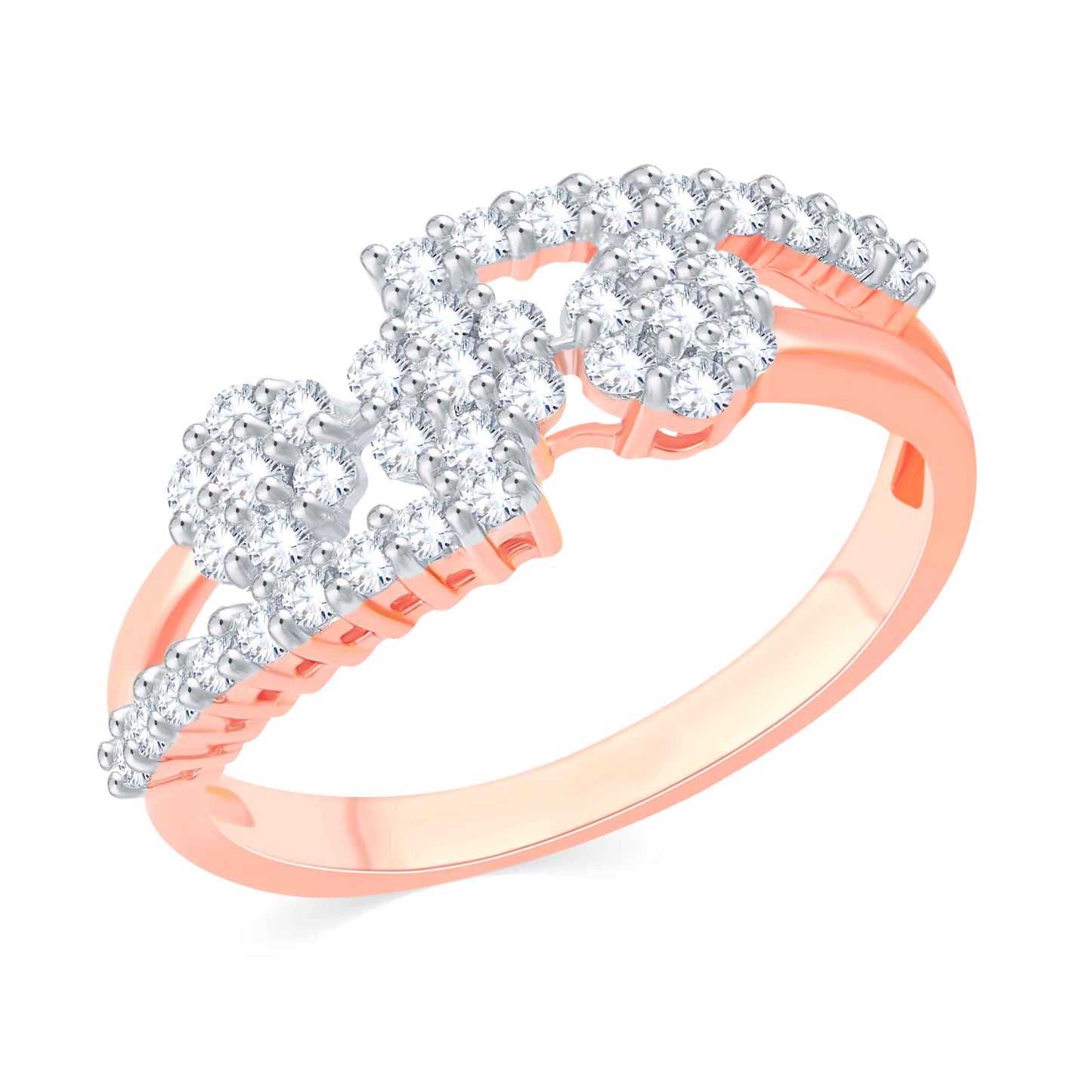 Diamond Ring for her in Rose Gold DRG23708