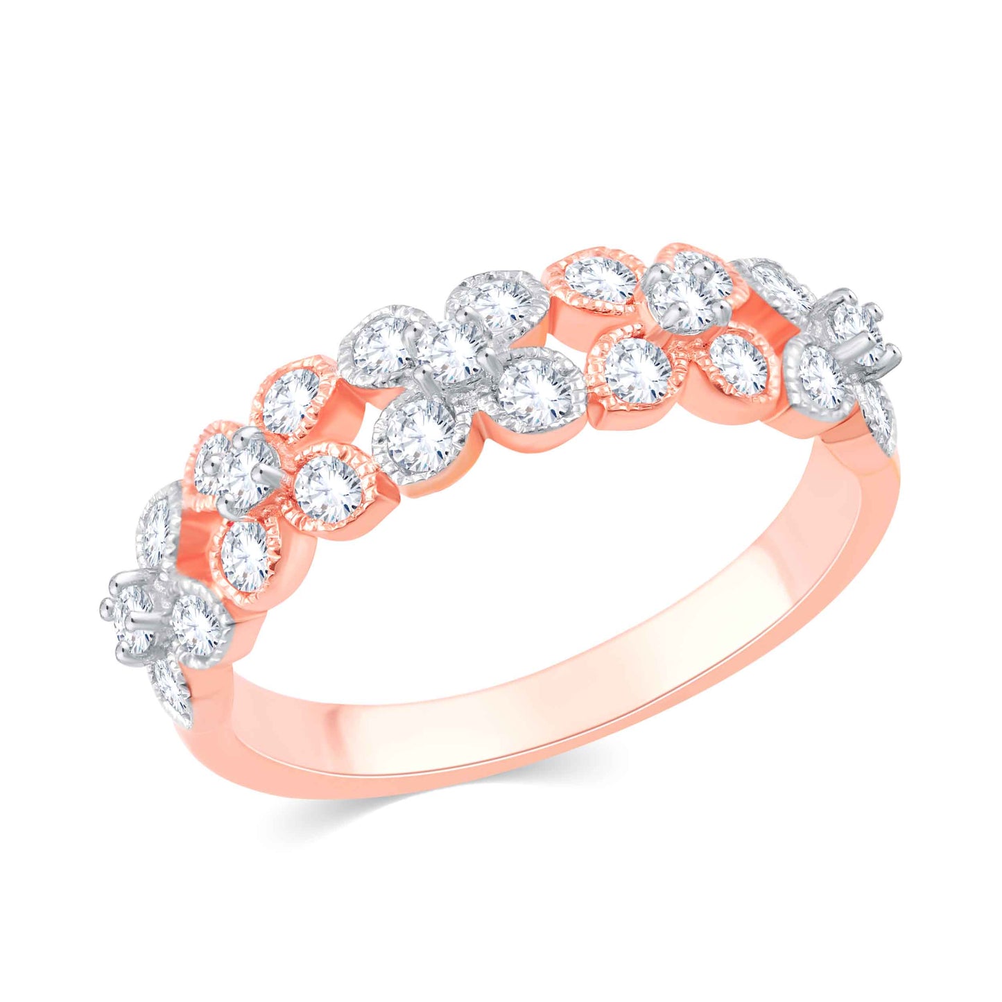 Diamond Ring for her in Rose Gold DRG23709