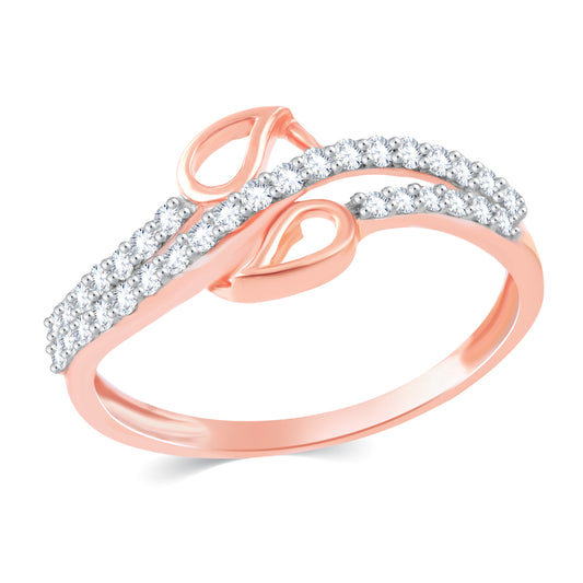 Diamond Ring for her in Rose Gold DRG23717