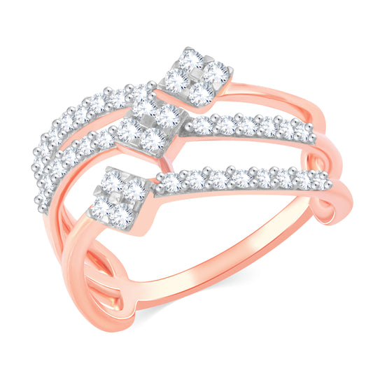 Diamond Ring for her in Rose Gold DRG23727