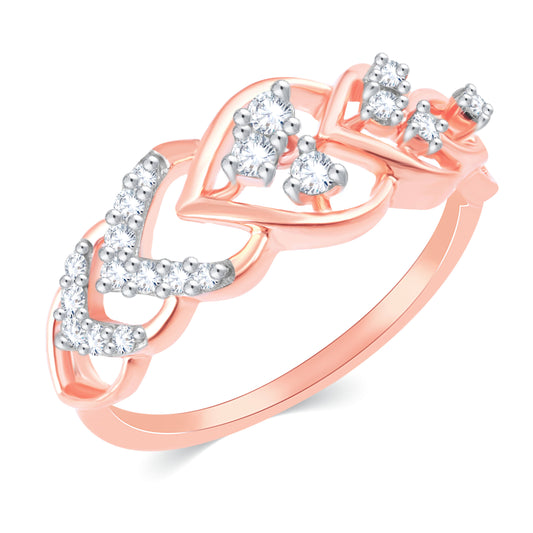 Diamond Ring for her in Rose Gold DRG23728