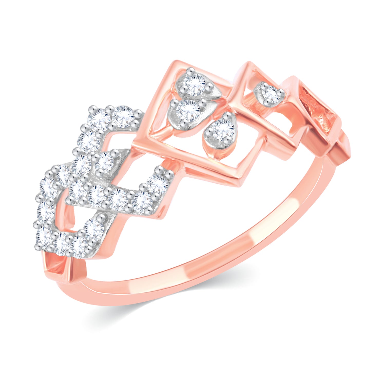 Diamond Ring for her in Rose Gold DRG23729