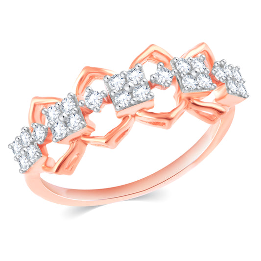 Diamond Ring for her in Rose Gold DRG23732