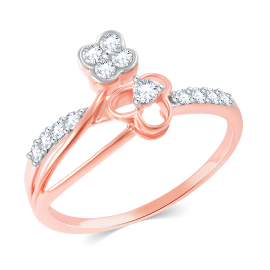 Diamond Ring for her in Rose Gold DRG23734