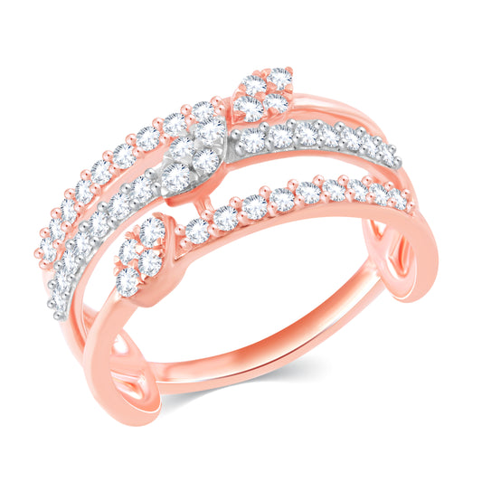 Diamond Ring for her in Rose Gold DRG23735