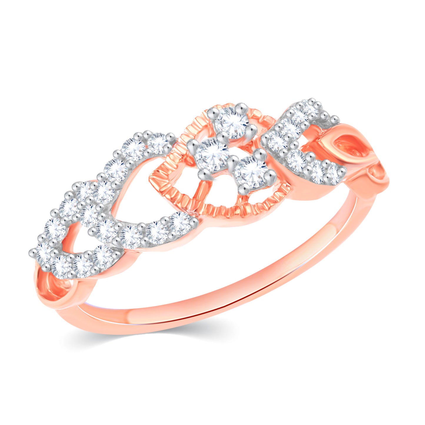 Diamond Ring for her in Rose Gold DRG23737