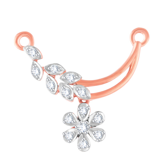 Diamond Mangalsutra Pendant for her in Rose Gold DTN22074