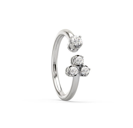 April Petal Diamond Ring