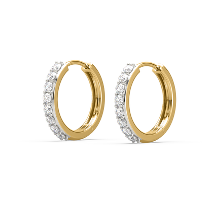 Tania Circular Hoop Earrings